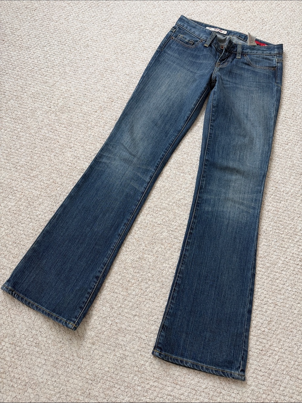 Express X2 Slim Low Rise Boot Cut Jeans